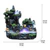 XXZY Tabletop Fountains Tabletop Fountain Resin 14.18 Inches High Desktop Fountain Rockery Waterfall Home Decoration Crafts Exquisite Decoration view 2