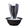 XXZY Tabletop Fountains Tabletop Fountain Resin 11.03 Inches High Desktop Fountain with Feng Shui Crystal Ball Soothing Flow Water Desktop Fountain Exquisite Decoration view 1