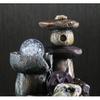 XXZY Tabletop Fountains Tabletop Fountain Resin 13.3 Inches High Desktop Fountain Feng Shui Wheel Water Fountain with Crystal Ball Decor Ornaments Exquisite Decoration view 3