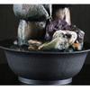 XXZY Tabletop Fountains Tabletop Fountain Resin 13.3 Inches High Desktop Fountain Feng Shui Wheel Water Fountain with Crystal Ball Decor Ornaments Exquisite Decoration view 4