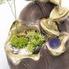 XXZY Tabletop Fountains Tabletop Fountain Ceramic Humidifier Desktop Fountain Flowing Water Desktop Fountain Home Decor Ornaments 11.42 Inches Exquisite Decoration view 4