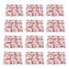 12 PCS Artificial Flowers Wall Decoration 24" x 16" Decorative Rose Hydrangea Flower Panels Flower Wall for Home Party Wedding Christmas Festival Photo Backgdrop Decor (12 Pcs, Pink+Yellow) view 1