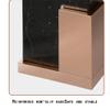 Trash Can Trash Can Stainless Steel Marble Garbage Can with Removable Inner Bucket Garbage Bin Large-Capacity Outdoor Rubbish Bin Easy to Clean (Color : A) view 2