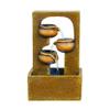 XXZY Tabletop Fountains Tabletop Fountain Resin 9.85 Inches High 3-Layer Desktop Fountain Office Home Relax Desktop Fountain Decoration Exquisite Decoration view 1