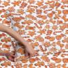Ambesonne Christmas Microfiber Bedspread Set, Gingerbread Man House Cones Xmas Cookie Celebration Theme, Soft Bedding Set with Pillow Shams & Comforter, King Size, Pale Brown and White view 2