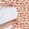 Ambesonne Christmas Microfiber Bedspread Set, Gingerbread Man House Cones Xmas Cookie Celebration Theme, Soft Bedding Set with Pillow Shams & Comforter, King Size, Pale Brown and White view 3
