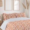 Ambesonne Christmas Microfiber Bedspread Set, Gingerbread Man House Cones Xmas Cookie Celebration Theme, Soft Bedding Set with Pillow Shams & Comforter, King Size, Pale Brown and White view 4