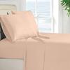 RV Twin 28 X 75 Sheet Set 400 Thread-Count 100% Egyptian Soft Cotton Made for RV, Camper, Boat & Motorhomes, Soft-Luxury-Breathable 8-Inch Deep Pockets 4-PC RV-Sheets - Peach Stripe view 2