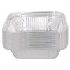 Aicosineg Aluminum Pans 100 Pack Disposable Foil Pans Cookware Great for Baking, Cooking, Grilling, Serving & Lining Steam Table Trays Chafers view 1