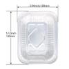 Aicosineg Aluminum Pans 100 Pack Disposable Foil Pans Cookware Great for Baking, Cooking, Grilling, Serving & Lining Steam Table Trays Chafers view 2