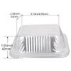 Aicosineg Aluminum Pans 100 Pack Disposable Foil Pans Cookware Great for Baking, Cooking, Grilling, Serving & Lining Steam Table Trays Chafers view 3
