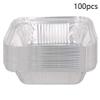 Aicosineg Aluminum Pans 100 Pack Disposable Foil Pans Cookware Great for Baking, Cooking, Grilling, Serving & Lining Steam Table Trays Chafers view 4