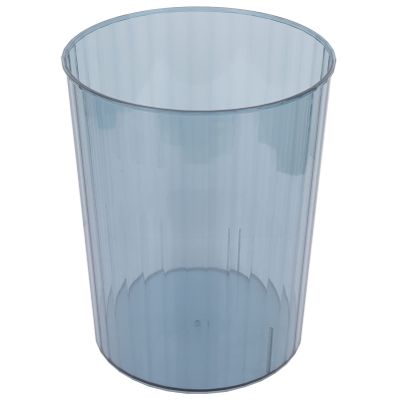 Cabilock Transparent Household Trash Can Modern Minimalist Waste Container for Office Bathroom and Bedroom Versatile Flower Arrangement Bucket and Waste Basket