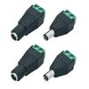 12V DC Power Connector 5.5mm x 2.1mm 24V Power Jack Plug Barrel Adapter for CCTV Security Camera Led Strip Light (2 x Male + 2 x Female) view 1