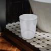 Cabilock Transparent Garbage Can Modern Simple Design Trash Bin for Home Office Multi-Functional Waste Basket for Flower Arrangements for Living Room Bedroom Bathroom and More view 4