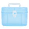 Cabilock Double Layer Handheld Storage Box for Desktop Home Organization view 1