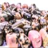30PCS Multicolor Rhodonite w/Black Psilomelane Dendrites Cabochon Small Pebbles Polished Rose Pink Black Natural Gemstone Crystal Mineral Tumbled Stone Specimens - Brazil view 3
