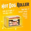 Nostalgia Oscar Mayer Extra Large Countertop 8 Hot Dog Roller and Bun Toaster Oven - Stainless Steel Rollers and Non-stick Warming Racks - Adjustable Timer view 2