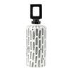 A&B Home Cylinderical Jar with Geometric Pattern and Lid - 17" - Black, Gray, White Finish view 1