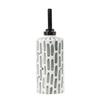 A&B Home Cylinderical Jar with Geometric Pattern and Lid - 17" - Black, Gray, White Finish view 2