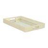 Labai White Gold Shagreen, Mirrored Tray (FP-3986WTGD) view 2