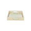 Labai White Gold Shagreen, Mirrored Tray (FP-3986WTGD) view 4