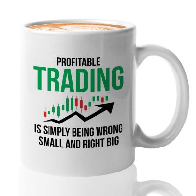 Bubble Hugs Stock Trader Coffee Mug 11oz White - Profitable Trading Is Simply - Sarcasm Trading Invest Market Sell High Brokers Financial Coworker