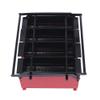 OUKANING Paper Log Briquette Maker Paper Press Machine Black and Red 15"12.2"7.1" view 2