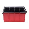 OUKANING Paper Log Briquette Maker Paper Press Machine Black and Red 15"12.2"7.1" view 3