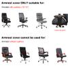 WOMACO Office Chair Covers, Stretch Computer Chair Cover with Armrest Covers, Universal Boss Chair Covers Modern Simplism Style High Back Chair Slipcover (Gray, Large) view 3