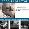 WOMACO Office Chair Covers, Stretch Computer Chair Cover with Armrest Covers, Universal Boss Chair Covers Modern Simplism Style High Back Chair Slipcover (Gray, Large) view 4