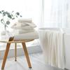 8 Piece Bathroom Towel Set|2 Oversized Large Bath Towels Sheet,2 Hand Towels,4 Washcloths|Ultra Soft Microfiber Towel Set for Bathroom Hotel,Highly Absorbent Quick Dry Bath Towel Collections,Cream view 2