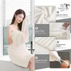 8 Piece Bathroom Towel Set|2 Oversized Large Bath Towels Sheet,2 Hand Towels,4 Washcloths|Ultra Soft Microfiber Towel Set for Bathroom Hotel,Highly Absorbent Quick Dry Bath Towel Collections,Cream view 3