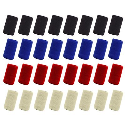 Beaupretty 40pcs Finger Covers for Athletes Elastic Basketball Finger Sleeves for Sports Suitable for All Alleviates Pain and Swelling Includes