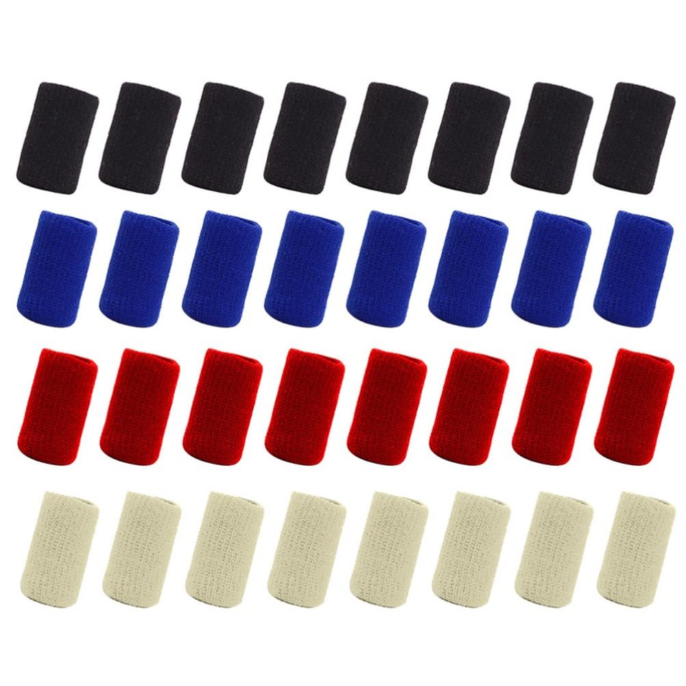 Beaupretty 40pcs Finger Covers for Athletes Elastic Basketball Finger Sleeves for Sports Suitable for All Alleviates Pain and Swelling Includes