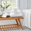8 Piece Bathroom Towel Set White |2 Oversized Large Bath Towels Sheet,2 Hand Towels,4 Washcloths|Ultra Soft Microfiber Towel Set for Bathroom Hotel,Highly Absorbent Quick Dry Bath Towel Collections view 2