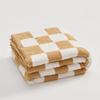 GYROHOME Khaki Retro Chessboard Design Sofa Slipcover,Throw Blanket for Chair,Bed,Sofa,Suitable for All Seasons,51x62inch view 2