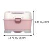 Toyvian Kitchen Cabinet Organizer 1Pc Portable Baby Bottle Drying Rack Storage Box Nursing Bottle Storage Box Organizer Case Portable Feeding Bottle Kitchen Cabinet for Home Travel Baby Bottles view 2
