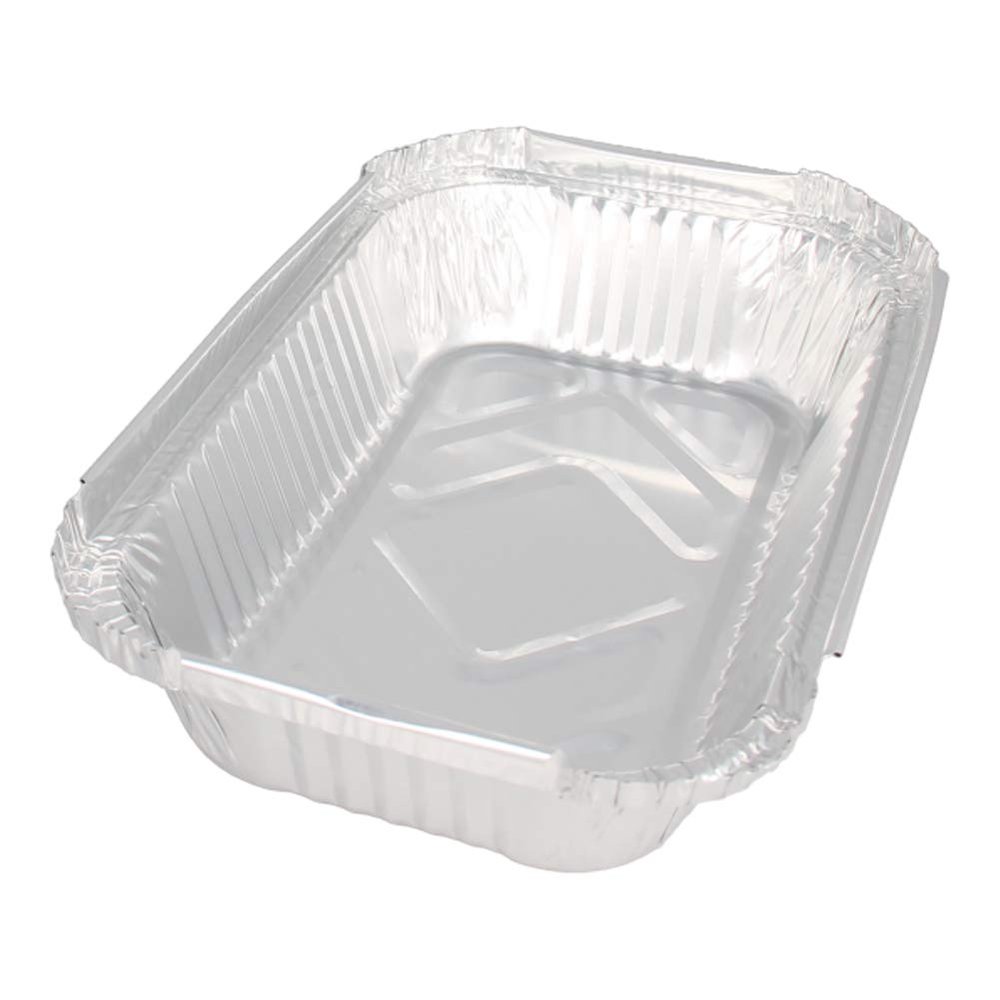 Aluminum Pans 100 Pack Disposable Foil Pans Cookware Great for Baking, Cooking, Grilling, Serving & Lining Steam Table Trays Chafers,Aicosineg