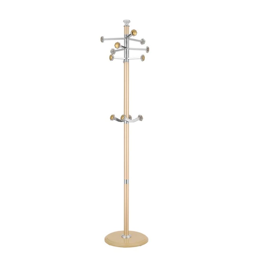 XXZY Floor Coat Rack Coat Stand Stainless Steel Coat Rack Clothers Rack Floor Standing Coat Shelf Handbag 14 Hooks 39cmx185cm Coat Rack Tree Practical and Perfect Decoration