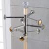 XXZY Floor Coat Rack Coat Stand Stainless Steel Coat Rack Clothers Rack Floor Standing Coat Shelf Handbag 14 Hooks 39cmx185cm Coat Rack Tree Practical and Perfect Decoration view 4