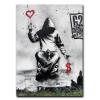XIANGPEIFBH Banksy Love Over Money Canvas Paintings Posters and Modern Prints Wall Art Pictures Industrial Style Living Room Decor 60x110cm(24''x43'') Unframed view 3