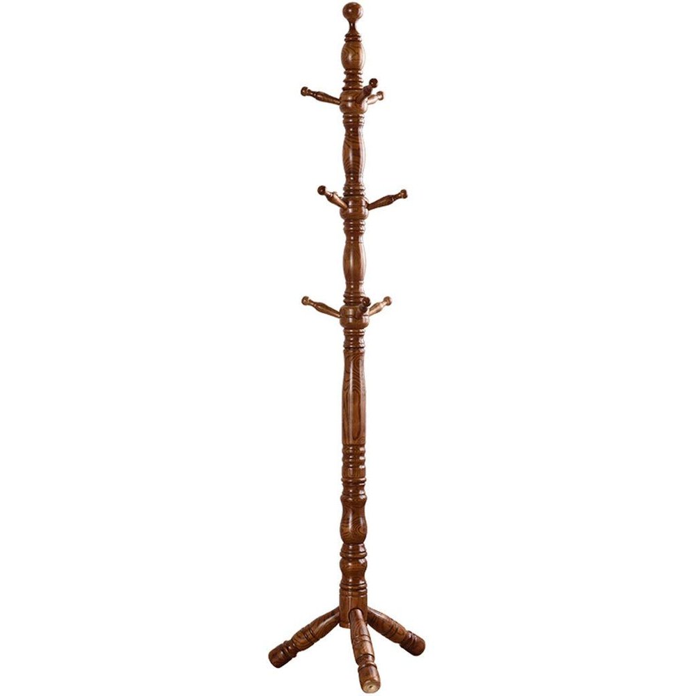 XXZY Floor Coat Rack Wood Coat Rack Tree with 9 Hooks, Free Standing Wooden Coat Stand, Entryway Coat Hanger Stand, for Bedroom, Hallway, Entryway Practical and Perfect Decoration (Size : 185cm)