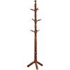 XXZY Floor Coat Rack Wood Coat Rack Tree with 9 Hooks, Free Standing Wooden Coat Stand, Entryway Coat Hanger Stand, for Bedroom, Hallway, Entryway Practical and Perfect Decoration (Size : 185cm) view 1