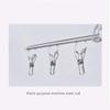 XXZY Floor Coat Rack Coat Stand Metal Floor Folding Clothes Rack Installation-Free Ready to Use Windproof Design Clothes Rack Balcony Bedroom Practical and Perfect Decoration view 3