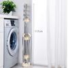 XXZY Floor Coat Rack Coat Stand Metal Floor Folding Clothes Rack Installation-Free Ready to Use Windproof Design Clothes Rack Balcony Bedroom Practical and Perfect Decoration view 4