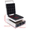 Multi Mini Waffle Maker 2 Inch 16Pcs Round Waffles, Commercial Non-stick Stainless Steel Waffle Maker for Restaurant Bakeries view 3