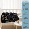 ARTIEMASTER Customized Dark Wild Forest Mushrooms Gift Blanket Soft and Lightweight Flannel Throw Suitable for Use in Bed, Living Room and Travel 120"x90" for Family view 3