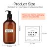 TESWEY Bathroom Bottle Labels, Retro Style Container Labels for Glass or Plastic Bottles, Waterproof Labels for Hand Soap Shampoo Lotion Dispenser view 2