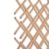 28-Bottle Trimmable Wine Rack Lattice Panel Inserts in Unfinished Solid North American Alder view 1